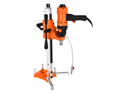 Jadrová vŕtačka 200 mm, 2v1 rukou a na stojane, 1500 W, 1000/2250 rpm