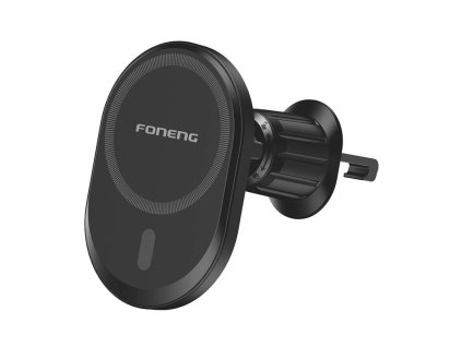 Foneng CP105 autós hűtőrács tartó 15W-os induktív töltéssel (fekete)