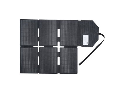 Skladací solárny panel 60W, n‑type 16BB, 24% účinnosť, USB‑C, DC, MC4
