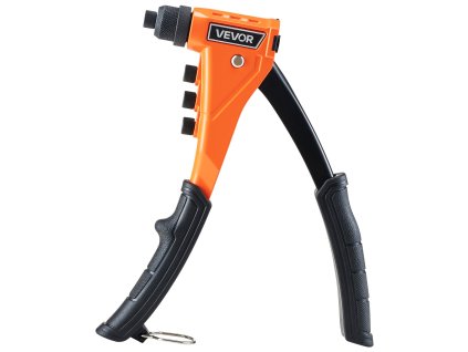 Sada nitovača jednoručného, 200 nitov, 4 nástavce, 4 vrtáky, kufrík