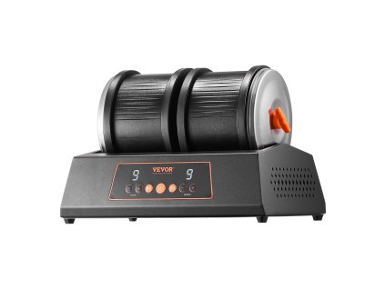 Stroj na leštenie kameňov 8 lbs, dvojité bubny, 9 rýchlostí, 35 dB