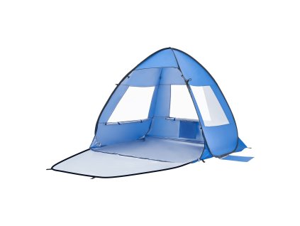 Plážový stan pre 2 osoby upf 50+ prenosný s vreckami a taškou