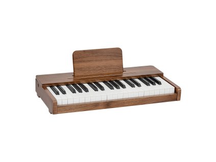 Detské digitálne piano 37 kláves drevené realistický zvuk 2 napájania