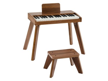 Detské digitálne piano 37 kláves, drevo, batéria/sieť realistický zvuk