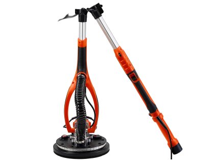 Elektrická brúska na sadrokartón 850 W, 800–1700 ot./min, 15 kotúčov