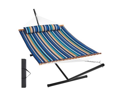 Hojdacia sieť pre dvoch s oceľovým stojanom 12 ft, nosnosť 480 lb