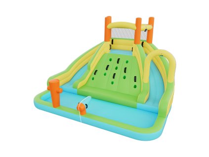 Nafukovací skákací hrad 13.3×11.4×8.4 ft s vodnou šmýkačkou a bazénom