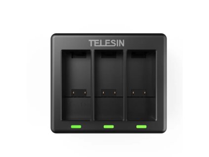 Telesin 3 foglalatos töltő GoPro Hero 9 / Hero 10 (GP-BCG-902) számára