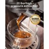HiBREW H10B Espresso Coffee Machine, 20Bar Extraction Pressure, Semi-Automatic, Adjustable Temperature & Cup Volume, 51mm Aluminum Alloy Handle, 1.3L Removable Water Tank, Silver
