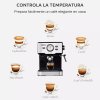 HiBREW H5 1050W Coffee Maker, 20 Bar Semi-Auto Cappuccino Espresso Coffee Machine, 1.5L Capacity, Temperature Display