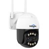 Hiseeu 4K 8MP Wireless Security Camera, Dual Lens, 8X Zoom, 2-Way Audio, Full-color Night Vision, Human Detection, Auto Tracking, Pan 355° & Tilt 90°, IP66 Waterproof