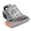 JIGOO S300 Pro Dual-Cup Smart Mite Cleaner with Dust Mite Sensor 500W 13KPa Suction Innovative Metal Brushroll UV Light & Ultrasonic Tech Multi-Directional Heating 99.9% Mite Removal - Grey