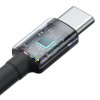 Baseus Cafule USB-C-USB-C kábel 100W, 2m, 2db (piros fekete, szürke fekete)