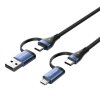 USB-kábel 4 az 1-ben USB 2.0 Vention CTLLH 2 m (fekete)