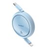 Baseus Free2Pull USB-C–iP 20 W-os USB-kábel 1 m (kék)