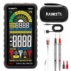 KAIWEETS KM602 Digital Multimeter 6000 Counts True-RMS Meter Smart Mode Manual Mode 1200mAh Rechargeable Battery Flashlight Auto-Lock - Black