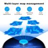Liectroux X6 Robot Vacuum Cleaner, 6500Pa Suction, LDS Laser Navigation, 235ml Water Tank, 400ml Dustbin, 5 Maps Saved, 2600mAh Battery, App/Voice Control