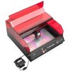 Mecpow X4 Pro 22W Laser Engraver Cutter, with Protective Cover & Integrated Air Assist, 0.08x0.1mm Laser Spot, 22000mm/min Engraving Speed, Emergency Stop, Offline Work, Support LightBurn/ LaserGRBL/ MKSLaser, 410*400mm