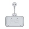 Elosztó 2 csatlakozóval, 3x USB, USB-C, LDNIO SE2435, 2500 W (fehér)