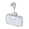 Elosztó 2 csatlakozóval, 3x USB, USB-C, LDNIO SE2435, 2500 W (fehér)