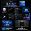 Ninkear N13 Mini PC, Intel i5-1340P 12 Cores Max 4.6GHz, 16GB RAM 1TB SSD, Type-C (4K)+ 2*HDMI (4K) Triple Display, WiFi 6 Bluetooth 5.2, 3*USB3.2 1*USB2.0 1*RJ45 1*Headphone Jack