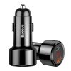 Baseus Magic autós töltő USB + USB-C QC 4.0 PD 45W (fekete)