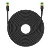 Baseus Ethernet RJ45 cat.8 fonott hálózati kábel, 40 Gbps, 20 m (fekete)