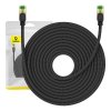 Baseus Ethernet RJ45 cat.8 fonott hálózati kábel, 40 Gbps, 20 m (fekete)