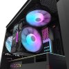 Darkflash DK352 Plus számítógépház 4 ventilátorral (fekete)