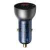 Baseus Particular Digital Display QC+PPS Dual Fast Car Charger 65W Silver