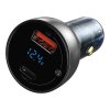 Baseus Particular Digital Display QC+PPS Dual Fast Car Charger 65W Silver