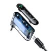 Baseus Qiyin AUX Bluetooth vevő fekete autóhoz