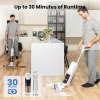Proscenic F10 Pro Cordless Vacuum and Mop, 30min Runtime, Self-Cleaning, LED Screen, All-Around Edge Cleaning, 3 Cleaning Modes, Dual Water Tanks