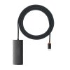 Baseus Lite 4 az 1-ben USB-C - 4x USB 3.0 + USB-C hub, 2 m (fekete)