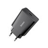 Baseus Speed Mini gyorstöltő, USB-C, PD, 3A, 20 W (fekete)