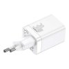 Baseus Super Si Pro USB + USB-C 30W gyorstöltő (fehér)