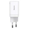 Baseus Super Si Pro USB + USB-C 30W gyorstöltő (fehér)
