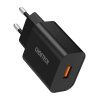 Choetech 18 W-os USB-A hálózati adapter (fekete)