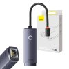 Baseus Lite sorozatú USB-C–RJ45 hálózati adapter (szürke)