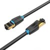 124519 7 sietovy kabel cat8 sftp vention ikabk rj45 ethernet 40gbps 8m black