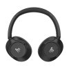 Tronsmart Sounfii Q20 ANC Bluetooth Headphones, 50 Hours Autonomy, 90° Swiveling Earpads, Pair with 2 Devices, Tronsmart App Control, Built-in Mic for Clear Calls, Active Noise Cancellation - Black