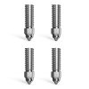 Creality High Flow Nozzle Kit 4pcs for K1 / K1 Max, Hardened Steel（2*0.4mm, 1*0.6mm, 1*0.8mm）