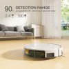 Tesvor M2 Robot Vacuum Cleaner with Mop Function, 6000Pa Suction, Gyroscope Navigation, 600ml Dustbin, 150Mins Runtime, 120sqm Max Vacuuming Area, App Control / Remote Control - White