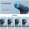 Tilswall W102 4V Motor Driven Hot Glue Gun, 15s Fast Preheating, LED Light, Type-C Rechargeable, 40-60min Run Time