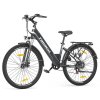 Touroll J1 ST 27.5 inch Trekking Bike with 250W Motor, 36V 15.6Ah Battery, Max 100km Range, 1.8" LCD Display Shimano 7-Speed Disc Brake - Black