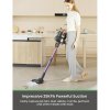 Vactidy V8 Pro Cordless Vacuum Cleaner, 25kPa Powerful Suction, Cyclonic Filtration System, 500ml Dust Cup, LED Touch Display, 180° Rotatable Brush Head, 35min Runtime, Self-Standing Design