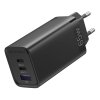 Vention FEDB0-EU 2xUSB-C 1xUSB-A 65W/30W/30W GaN fali töltő (fekete)