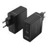 Vention FEGB0-EU 2xUSB-C 1xUSB-A 100W/100W/30W GaN tápadapter (fekete)