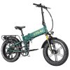 Vitilan I7 Pro 3.0 Electric Bike, 750W Motor, 48V 20Ah Battery, 20*4.0-inch Fat Tire, 45km/h Max Speed, 110km Max Range, Hydraulic Disc Brake, Hydraulic Suspension Rear Shock, Air Suspension Front Fork, Shimano 8 Speed - Green