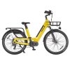 Vitilan L5 Electric Bike, 500W Motor, 48V 15Ah Battery, 26*2.4-inch Tire, 40km/h Max Speed, 105km Range, Hydraulic Disc Brakes, Adjustable Spring Suspension Fork, Shimano 7-speed, Intelligent Color Display - Yellow